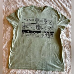 Goodfellow & Co. PEANUTS T-Shirt Snoopy Cartoon Comic Strip with Cactus Preowned